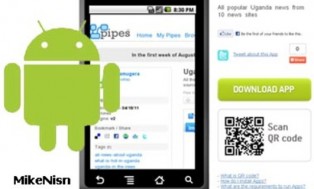 make your Website or Blog into an Android App, create a QR code